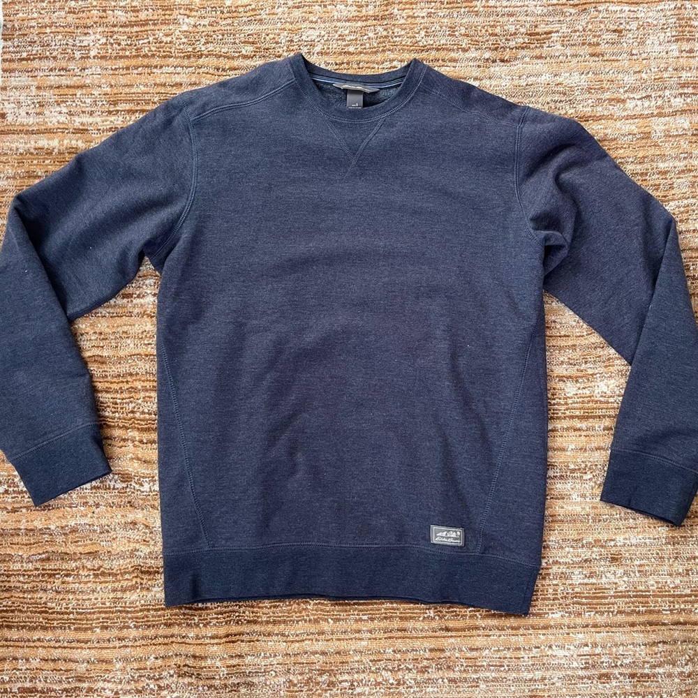 Eddie Bauer Men’s Crew Neck Sweatshirt - S - Great Condition - Blue